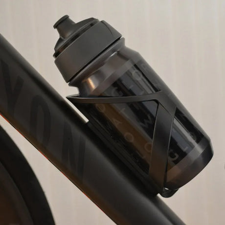 WATT UP Bidon Smoke/Black | 500ml Premium Leakproof Cycling Water Bottle