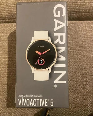 Garmin vívoactive 5 Fitness Smartwatch Cream | AMOLED Display & 11-Day Battery Life
