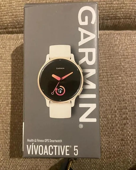 Garmin vívoactive 5 Fitness Smartwatch Cream | AMOLED Display & 11-Day Battery Life