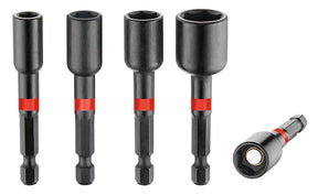 Teng Tools NSP65508 1/4" Impact Nut Setter 8mm – Magnetic, S2 Steel for Power Tools