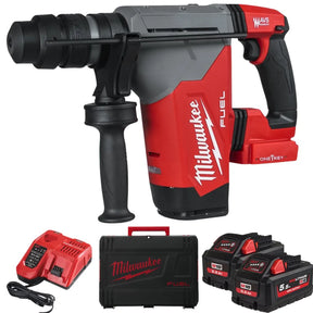 Milwaukee M18 FUEL 32mm SDS-Plus Hammer Drill with ONE-KEY & FIXTEC Chuck Kit (M18 ONEFHPX-552X)