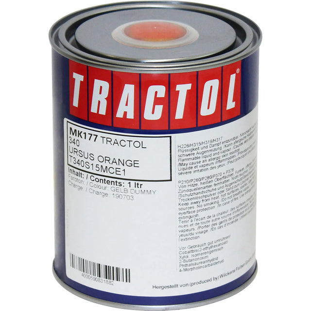 Tractol Paint 1L Ursus Orange - MK177