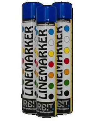 Orbit Line Marker Aerosol 750ml | Permanent High-Quality Line Marking Paint