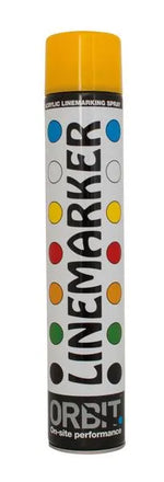 Orbit Line Marker Aerosol 750ml | Permanent High-Quality Line Marking Paint