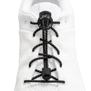 Original Lock Laces No-Tie Shoelaces - Black | Elastic Slip-On Laces for All Ages