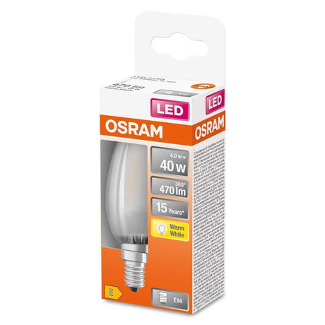 Osram 4058075436503 LED (monochrome) EEC E (A - G) E14 Candle shape 4 W = 40 W