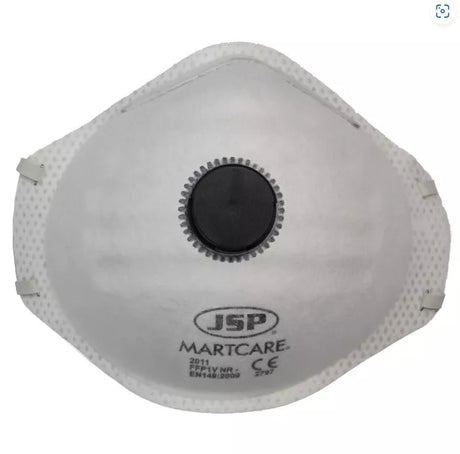 P2 (FFP2) Valved Respirator Dust Masks 10 Pack - JSP Martcare Disposable Face Masks