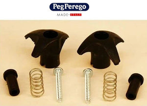 Peg Perego Black Hooks for Gaucho Bonnet - ASGI0024N Hood Clip for Rockin, Grande & Superpower