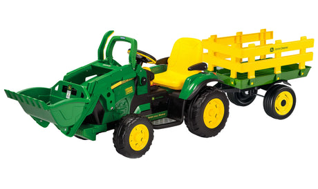 Peg Perego John Deere Ground Loader & Stake Side Trailer