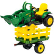 Peg Perego John Deere Ground Loader & Stake Side Trailer