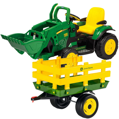 Peg Perego John Deere Ground Loader & Stake Side Trailer