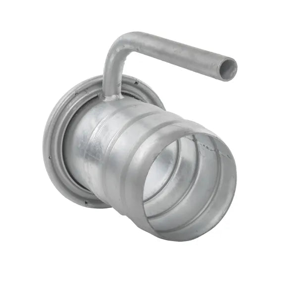 Perrot Male Coupling G8834 - 6in Galvanised Quick Attach with Hosetail