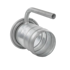 Perrot Male Coupling G8834 - 6in Galvanised Quick Attach with Hosetail