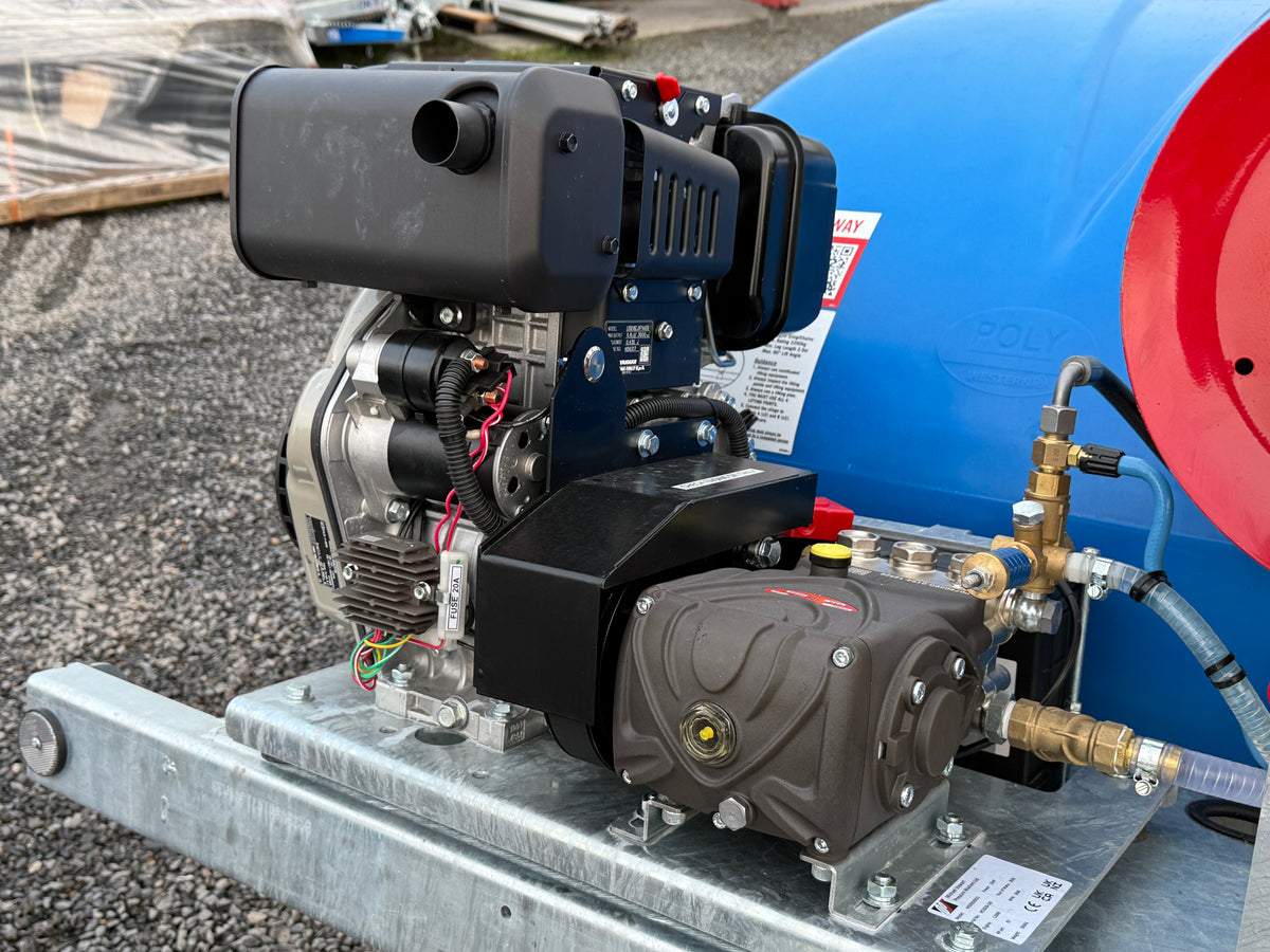 Western Global H250P Poly Diesel Pressure Washer Bowser