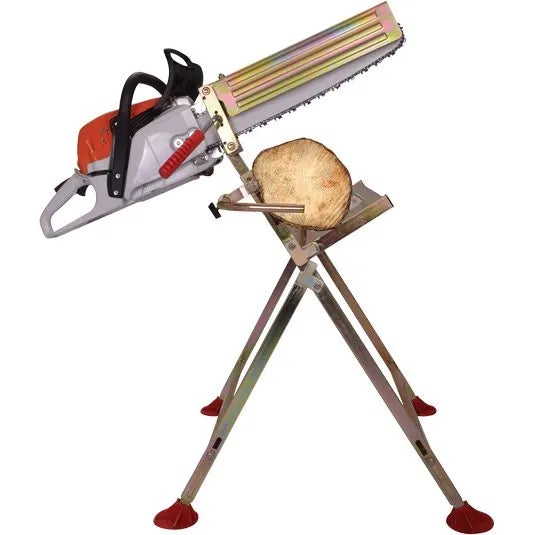 Portek Logmaster Heavy Duty Saw Horse Chainsaw Mounted Log Bench