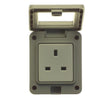 Powermaster 1 Gang Outdoor Damp Proof Socket - IP55 Rated