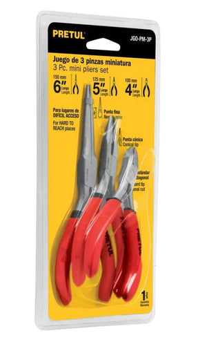Pretul Miniature Pliers Set 3pc TP20016