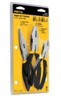 Pretul Pliers Set 3pc TP23975 - Miniature Needle, Flat & Cutting Pliers in Blister Pack