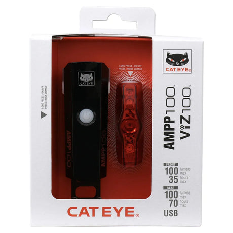 CatEye Ampp 100 / Viz 100 Bike Light Set