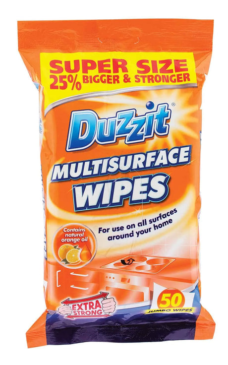 Duzzit Multi Surface Wipes 50 Pack
