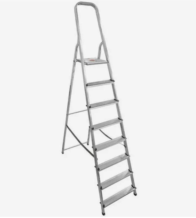 Protool 8-Step Aluminium Step Ladder | Lightweight & EN131 Certified