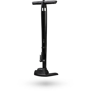 Digital Team Floorpump with Precision Pressure Gauge - 160 PSI, Black