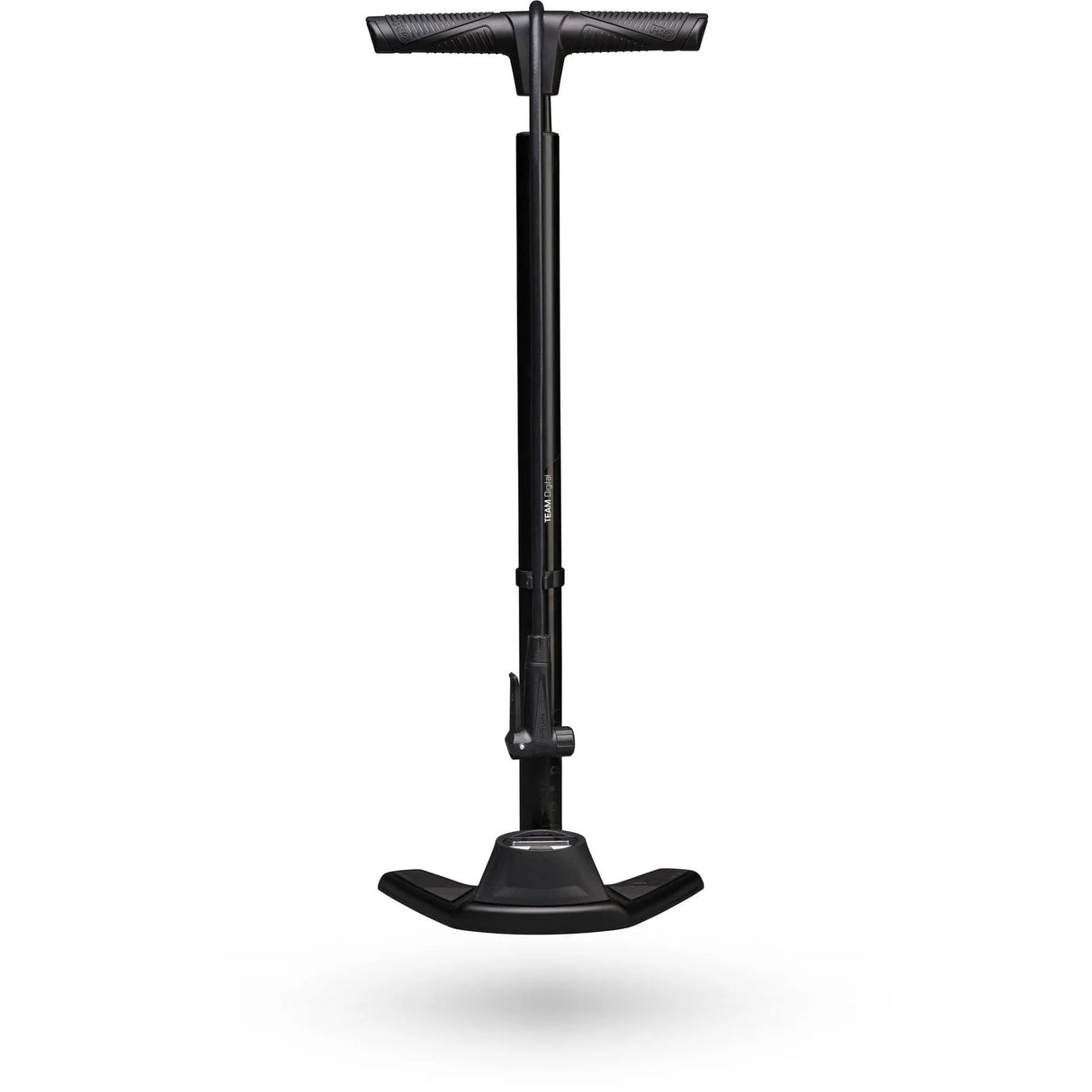 Digital Team Floorpump with Precision Pressure Gauge - 160 PSI, Black