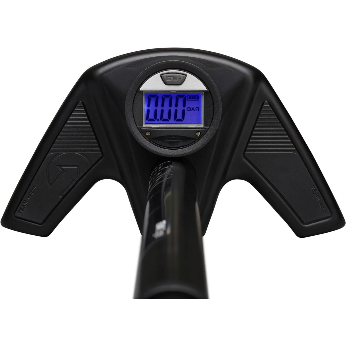 Digital Team Floorpump with Precision Pressure Gauge - 160 PSI, Black