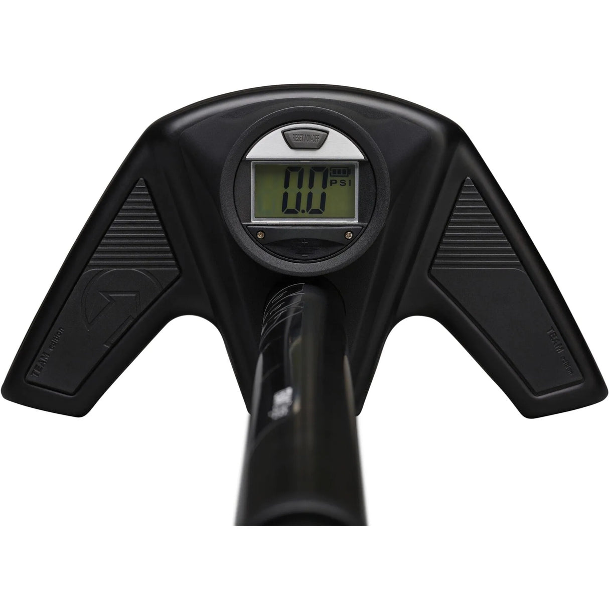 Digital Team Floorpump with Precision Pressure Gauge - 160 PSI, Black