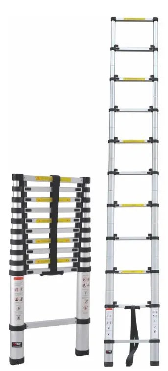 PTLD1126 2.6 m Protool Telescopic Ladder - Compact Aluminum Extension