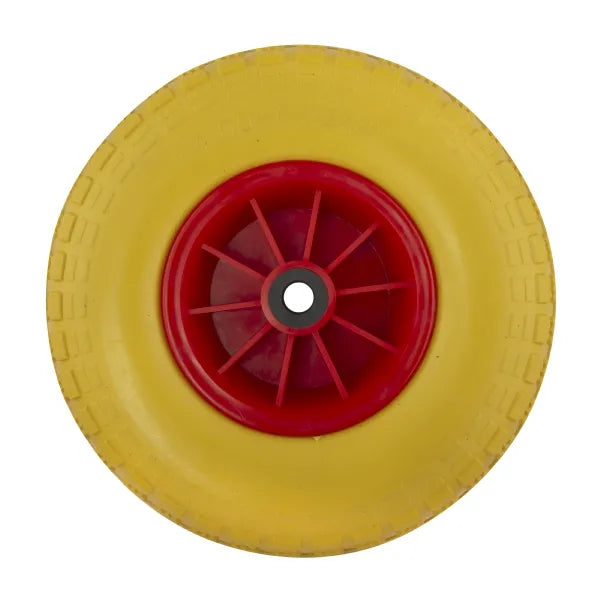 PU Foam Flat Free Wheel Barrow Wheel 400 x 6 - 20mm