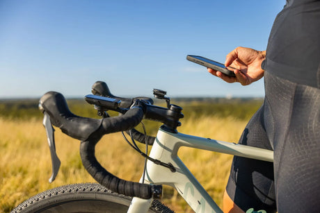 Quad Lock Stem Cap Mount Adjustable - Versatile & Secure Smartphone Holder for Bikes