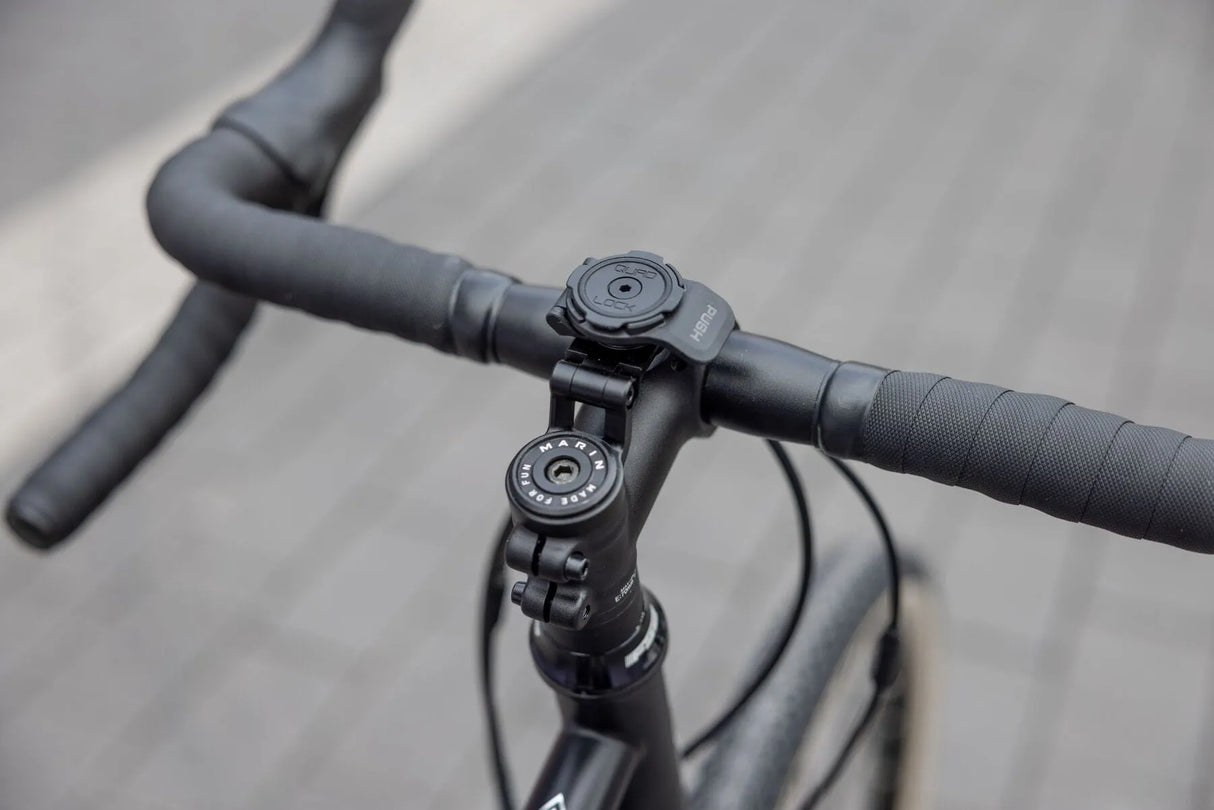 Quad Lock Stem Cap Mount Adjustable - Versatile & Secure Smartphone Holder for Bikes