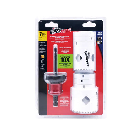 Quickcore Bi-Metal Hole Saw Set (7pcs)