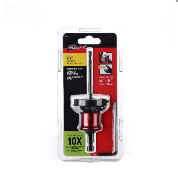 Quickcore Arbor 3/8"