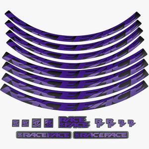 Race Face Medium Offset Rim Decal Kit 