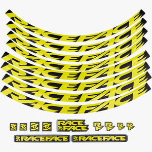 Race Face Medium Offset Rim Decal Kit 