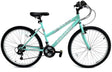 IGNITE Ladies Radiance Mint 17" Frame MTB - 18-Speed Shimano, Alloy V-Brakes, Steel Frame