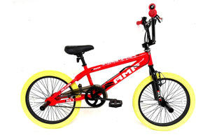 Ramp Unleaded MX1 BMX Bike - 20″ Red/Yellow Kids Freestyle Ride