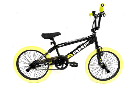 Ramp Unleaded MX3 BMX Black/Yellow - 20″ Hi‑Tensile Freestyle Bike