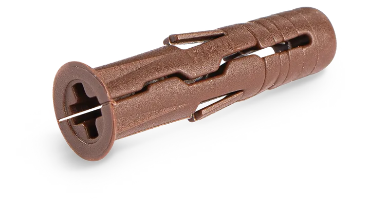 Rawlplug UNO Universal Wall Plugs | 7mm Brown | 96pc Pack