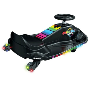 Razor Crazy Cart Shift Lightshow - Kids Drifting Go Kart with LED Lights & Speed Control
