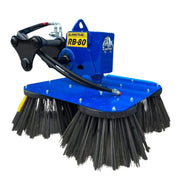 Slanetrac RB80 Mini Digger Block Paving Brush Cleaner Attachment