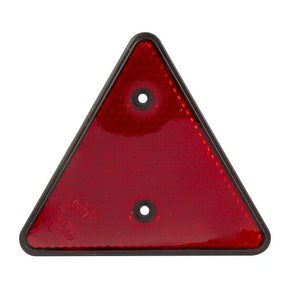 Red Reflector Triangle for Vehicles and Trailers - Replacement Rear Reflector, 155mm x 137mm