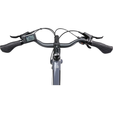 REID Blacktop 1.0 Electric City Bike Grey 52cm (Large)- Powerful 250W Hub Motor & 9-Speed Gearing