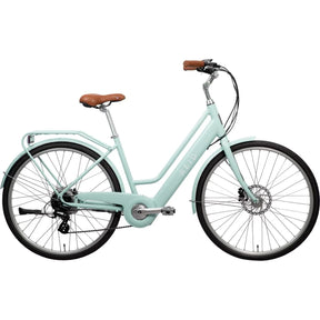 REID Ladies Classic eBike Womens Electric City Bike 46cm Medium  - 250W Motor & Vintage Style in Sage