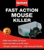 Rentokil Fast Action Mouse Killer Twin Pack - Quick and Effective Rodent Control