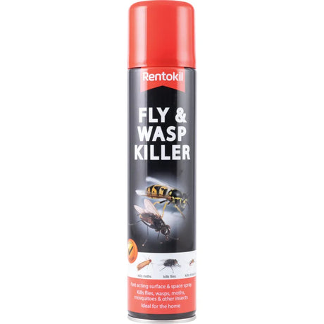 Rentokil Fly & Wasp Killer Aerosol 300ml 