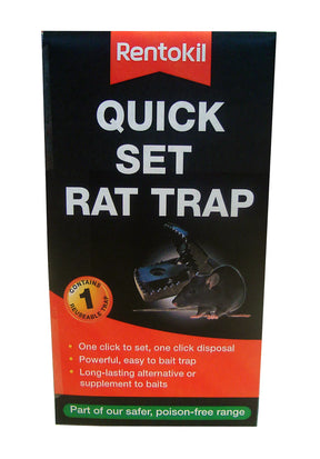 Rentokil Quick Set Rat Trap - Effective and Reusable Pest Control Solution