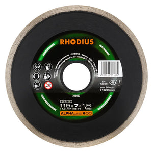 Rhodius DG50 Diamond Cutting Disc 115mm | Precision Tile & Ceramic Blade